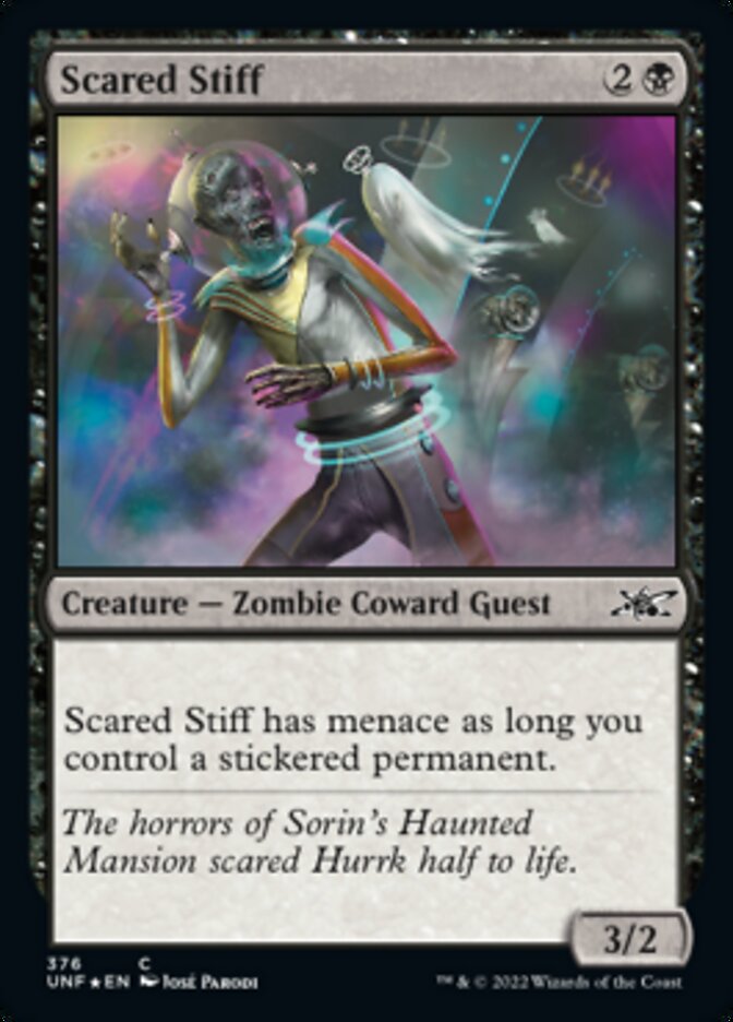 Scared Stiff (Galaxy Foil) [Unfinity] | Arkham Games and Comics