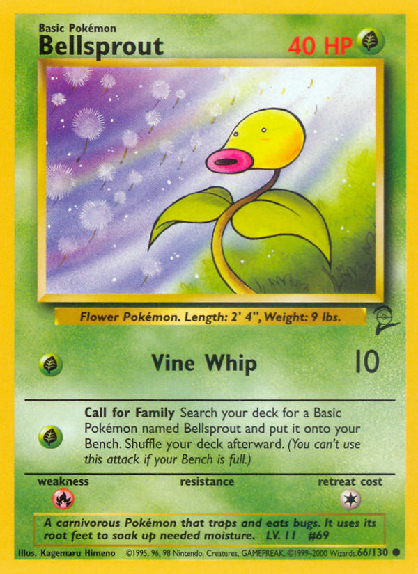 Bellsprout (66/130) [Base Set 2] | Arkham Games and Comics