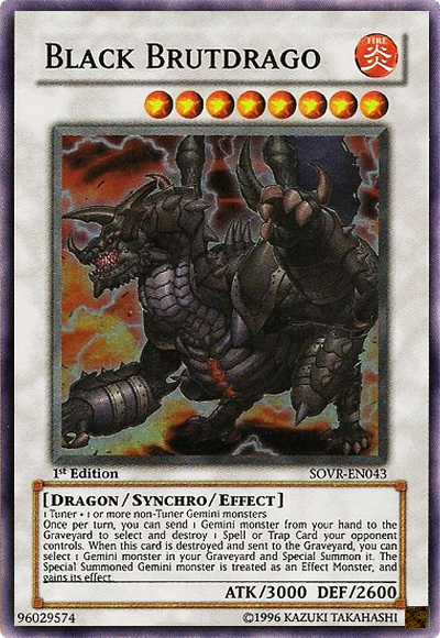 Black Brutdrago [SOVR-EN043] Super Rare | Arkham Games and Comics