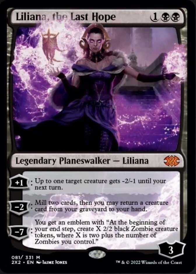 Liliana, the Last Hope [Double Masters 2022] | Arkham Games and Comics