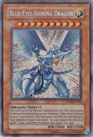 Blue-Eyes Shining Dragon [RP02-EN096] Secret Rare | Arkham Games and Comics