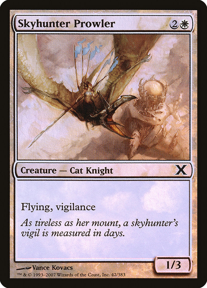 Skyhunter Prowler (Premium Foil) [Tenth Edition] | Arkham Games and Comics