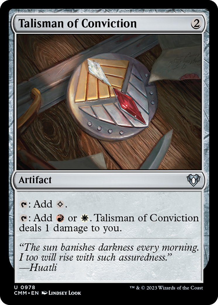 Talisman of Conviction [Commander Masters] | Arkham Games and Comics