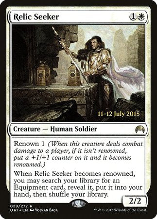 Relic Seeker [Magic Origins Promos] | Arkham Games and Comics