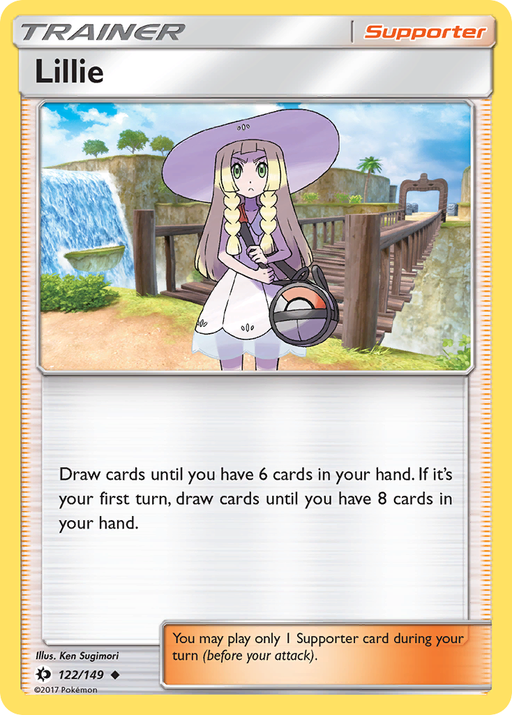 Lillie (122/149) [Sun & Moon: Base Set] | Arkham Games and Comics