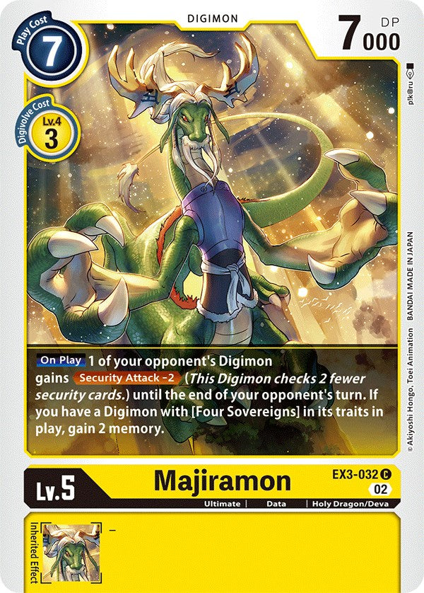 Majiramon [EX3-032] [Draconic Roar] | Arkham Games and Comics