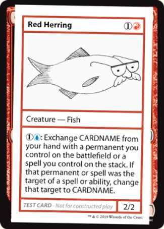 Red Herring (2021 Edition) [Mystery Booster Playtest Cards] | Arkham Games and Comics