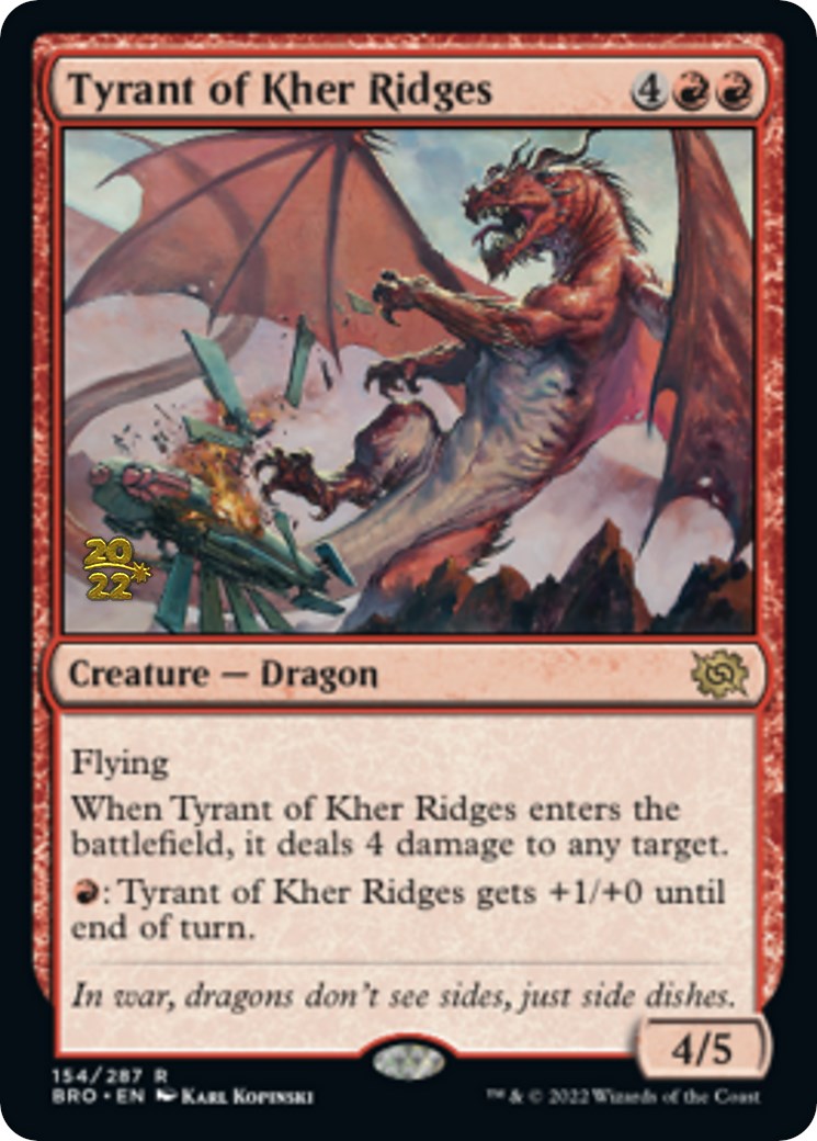 Tyrant of Kher Ridges [The Brothers' War: Prerelease Promos] | Arkham Games and Comics