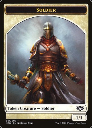 Soldier Token [Mythic Edition Tokens] | Arkham Games and Comics
