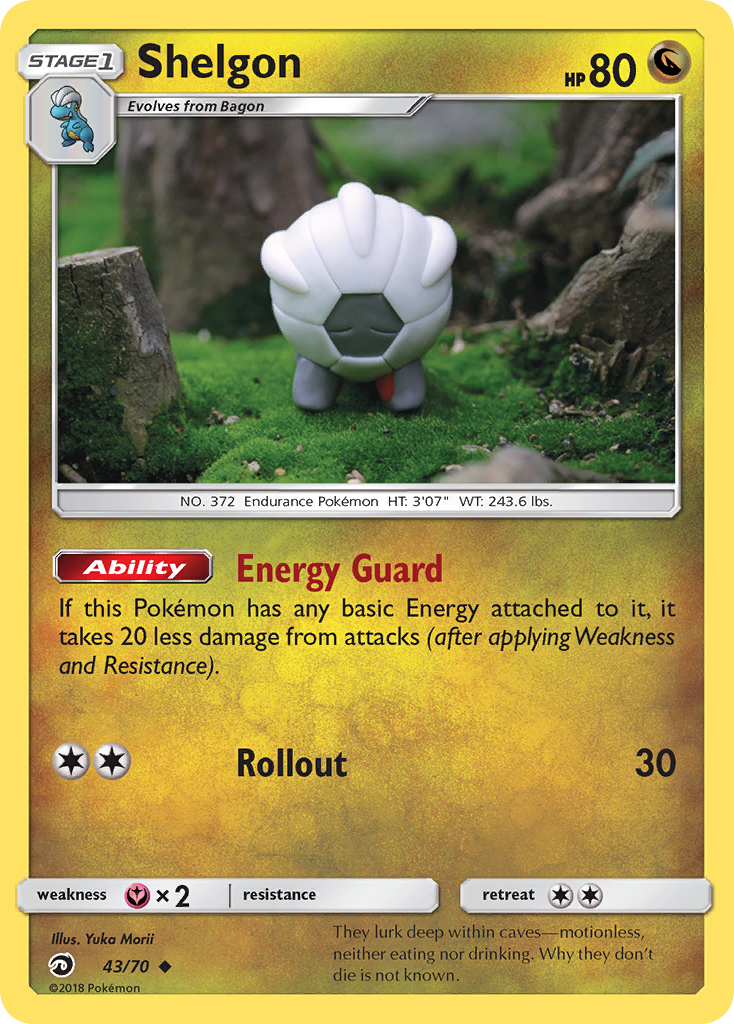 Shelgon (43/70) [Sun & Moon: Dragon Majesty] | Arkham Games and Comics