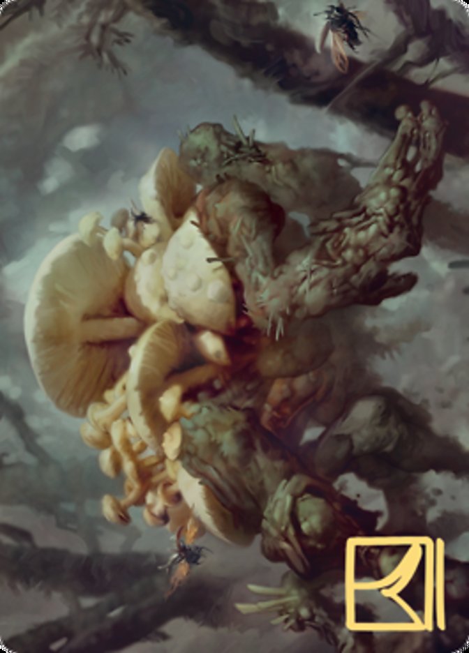 Swarm Shambler Art Card (Gold-Stamped Signature) [Zendikar Rising Art Series] | Arkham Games and Comics