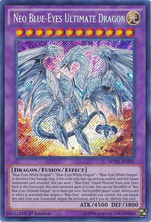 Neo Blue-Eyes Ultimate Dragon [MVP1-ENS01] Secret Rare | Arkham Games and Comics