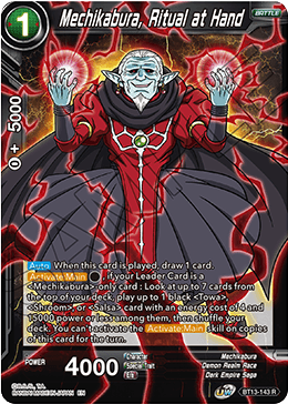 Mechikabura, Ritual at Hand (Rare) [BT13-143] | Arkham Games and Comics