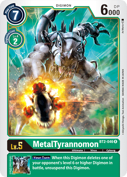 MetalTyrannomon [BT2-046] [Release Special Booster Ver.1.0] | Arkham Games and Comics