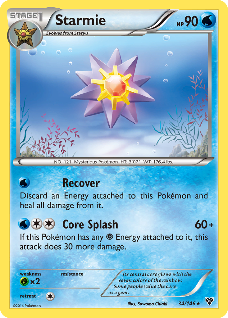 Starmie (34/146) [XY: Base Set] | Arkham Games and Comics