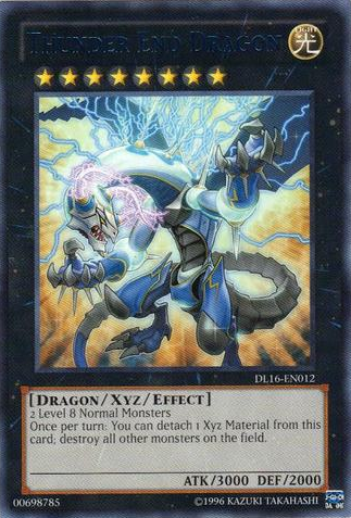 Thunder End Dragon (Blue) [DL16-EN012] Rare | Arkham Games and Comics