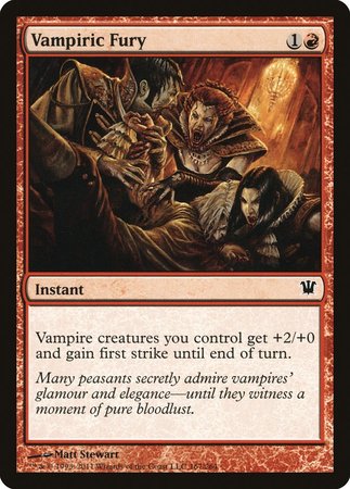 Vampiric Fury [Innistrad] | Arkham Games and Comics