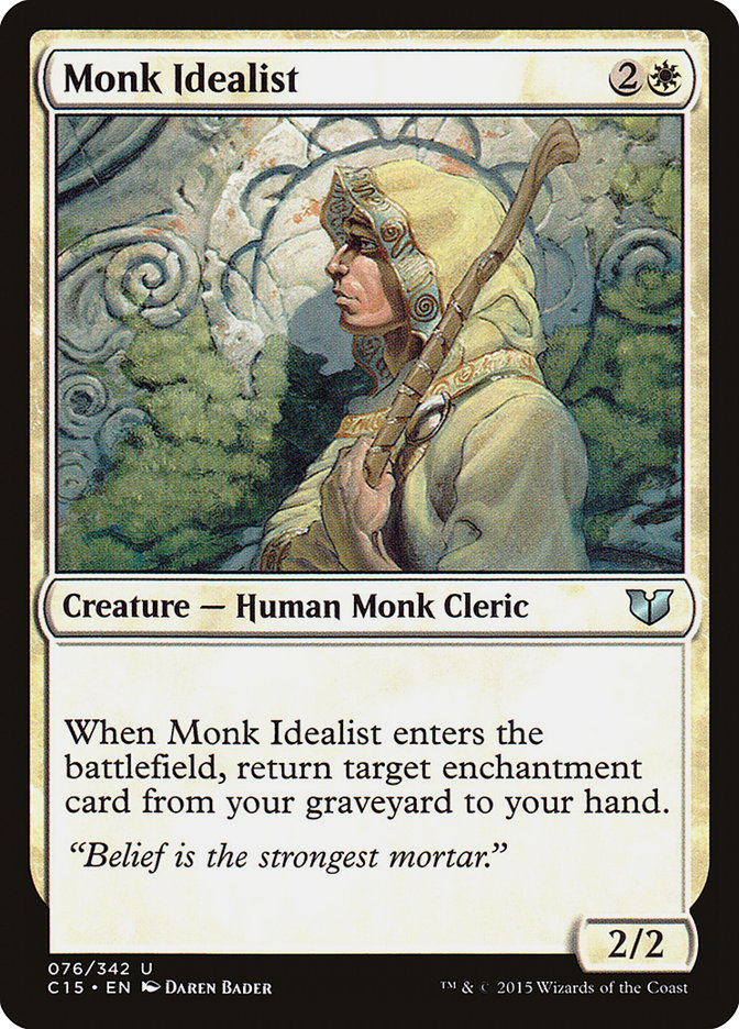 Monk Idealist [Commander 2015] | Arkham Games and Comics
