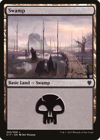 Swamp (303) [Commander 2017] | Arkham Games and Comics