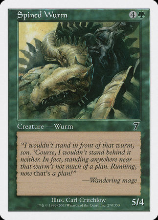 Spined Wurm [Seventh Edition] | Arkham Games and Comics