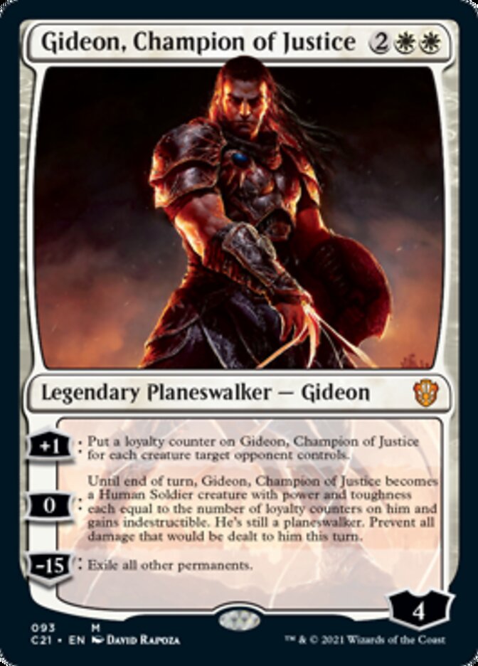 Gideon, Champion of Justice [Commander 2021] | Arkham Games and Comics