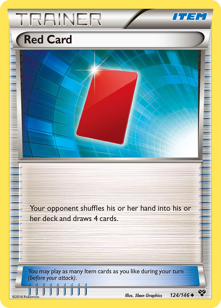 Red Card (124/146) [XY: Base Set] | Arkham Games and Comics