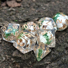 Misty Mountain Resin Dice Set | Arkham Games and Comics