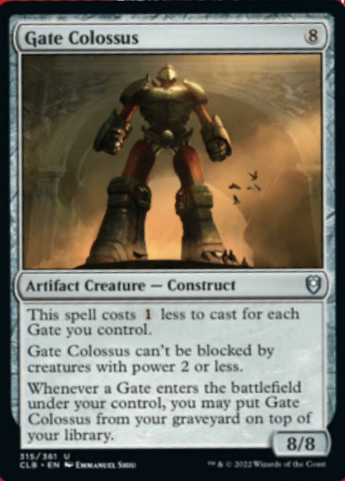 Gate Colossus [Commander Legends: Battle for Baldur's Gate] | Arkham Games and Comics