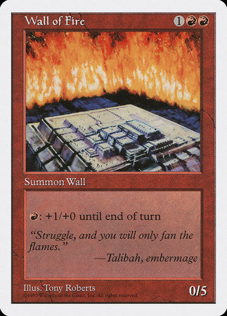 Wall of Fire [Fifth Edition] | Arkham Games and Comics