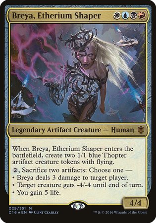 Breya, Etherium Shaper (Commander 2016) [Commander 2016 Oversized] | Arkham Games and Comics