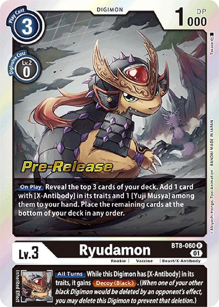 Ryudamon [BT8-060] [New Awakening Pre-Release Cards] | Arkham Games and Comics