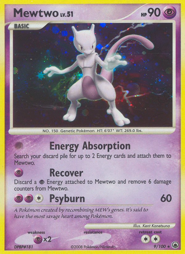 Mewtwo (9/100) [Diamond & Pearl: Majestic Dawn] | Arkham Games and Comics