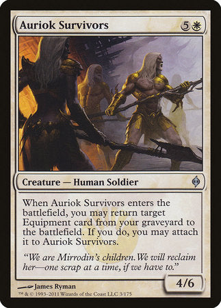 Auriok Survivors [New Phyrexia] | Arkham Games and Comics