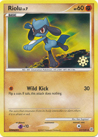 Riolu (61/130) [Countdown Calendar Promos] | Arkham Games and Comics