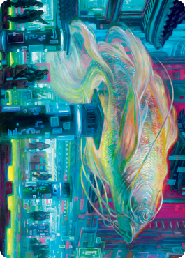 Skyswimmer Koi Art Card [Kamigawa: Neon Dynasty Art Series] | Arkham Games and Comics