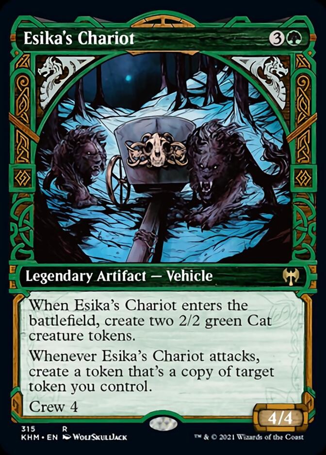 Esika's Chariot (Showcase) [Kaldheim] | Arkham Games and Comics