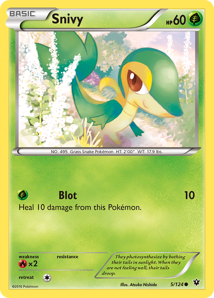 Snivy (5/124) [XY: Fates Collide] | Arkham Games and Comics