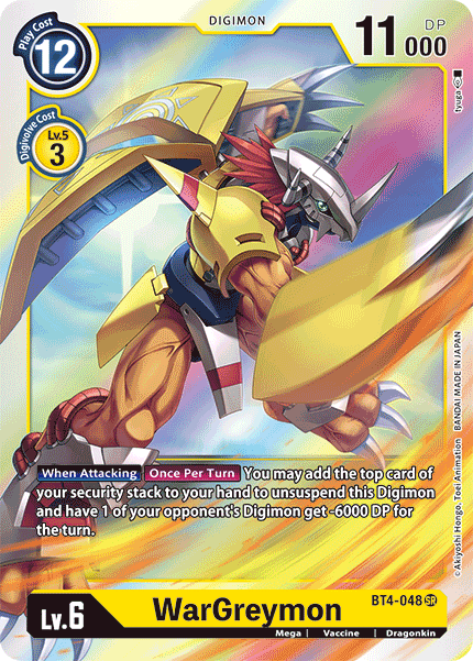 WarGreymon [BT4-048] [Great Legend] | Arkham Games and Comics