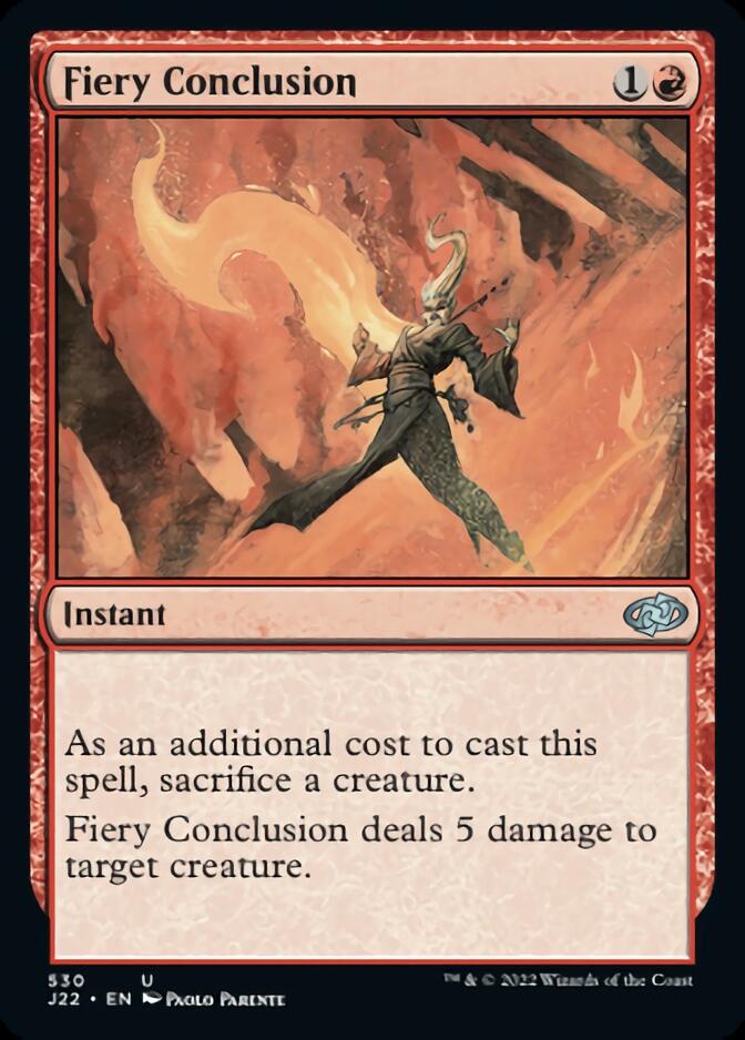 Fiery Conclusion [Jumpstart 2022] | Arkham Games and Comics