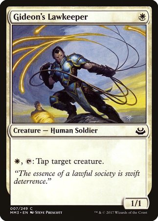 Gideon's Lawkeeper [Modern Masters 2017] | Arkham Games and Comics