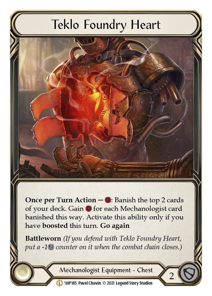 Teklo Foundry Heart [1HP185] (History Pack 1) | Arkham Games and Comics