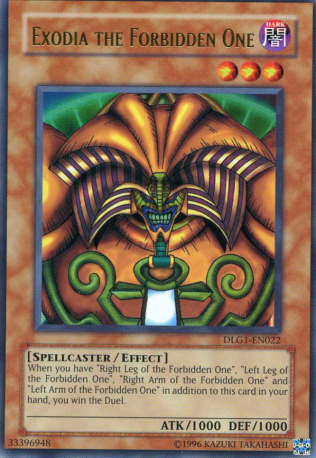 Exodia the Forbidden One [DLG1-EN022] Ultra Rare | Arkham Games and Comics