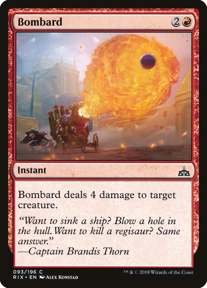 Bombard [Rivals of Ixalan] | Arkham Games and Comics