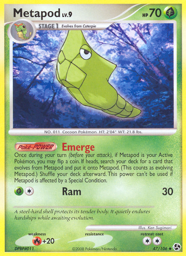 Metapod (47/106) [Diamond & Pearl: Great Encounters] | Arkham Games and Comics