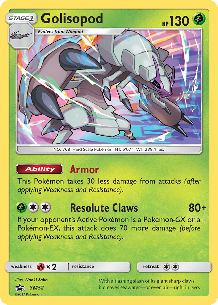 Golisopod (SM52) [Sun & Moon: Black Star Promos] | Arkham Games and Comics