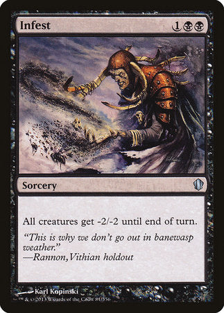 Infest [Commander 2013] | Arkham Games and Comics