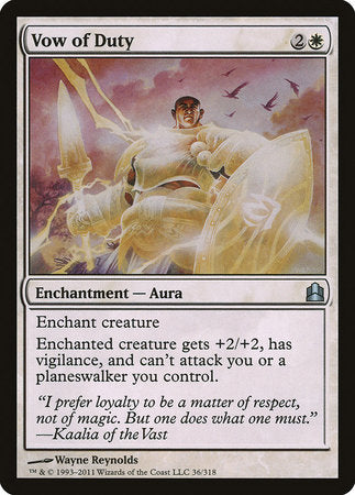 Vow of Duty [Commander 2011] | Arkham Games and Comics