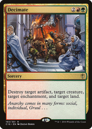Decimate [Commander 2016] | Arkham Games and Comics