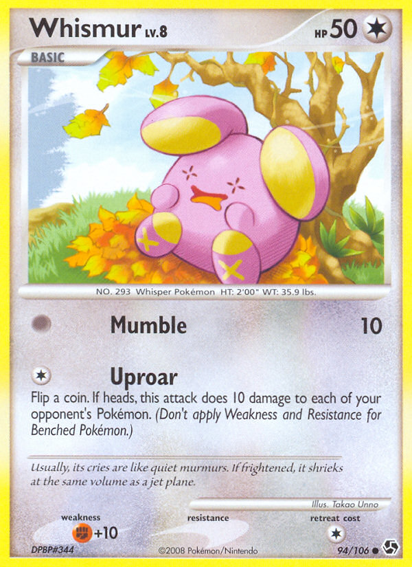 Whismur (94/106) [Diamond & Pearl: Great Encounters] | Arkham Games and Comics