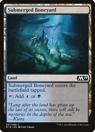 Submerged Boneyard [Core Set 2019] | Arkham Games and Comics